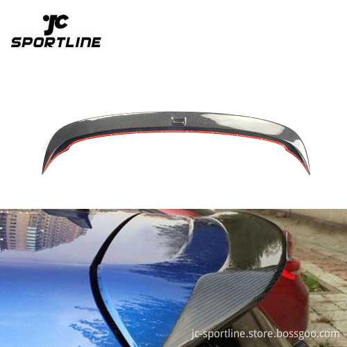 Carbon Fiber Rear Roof Spoiler Wing for VW Golf 6 MK6 R20 GTI 2010-2013" could be simplified to "VW Golf 6 MK6 R20 GTI Carbon Fiber Rear Spoiler Wing 2010-2013" as a title for a search engine. However, if we need to make it more concise while retaining ke